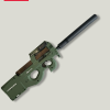 Automatic Gel blaster gun — TOY GUN P90 With Spring Compression Magazine Fully Automatic / Semi-Automatic. Grenade Launcher | Stress Relief Toy | Not for Indoor Use | For Adults Only